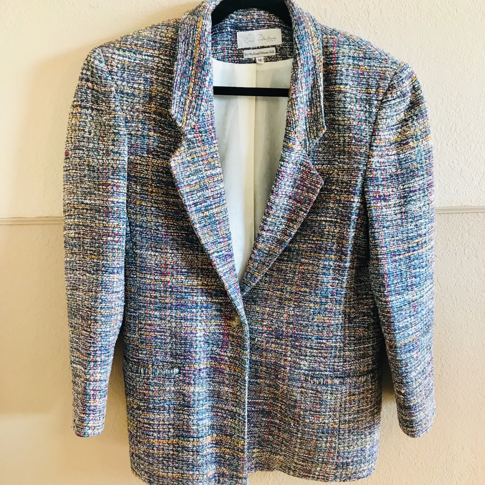 Emil Rutenberg Blazer Jacket 100% Handwove…